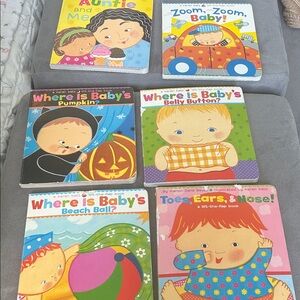 Set of Karen Katz Board books, interactive baby books